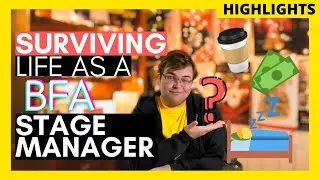 BFA Stage Management Program Success (HIGHLIGHTS) | Panel: Lauren K, Cassie M, Ashani S, Gavin Y