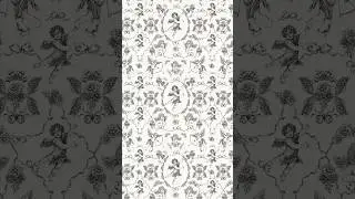 Vintage surface pattern illustration  🪽 #illustration #branding #artist  #vintagedesign