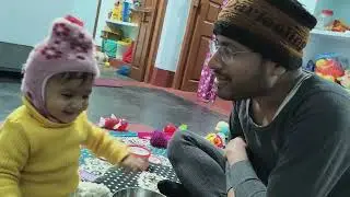 Sutirth Baba ko papaya khila Raha hai #subscribe #sutirth #fatherson #love #fathersonbonding 