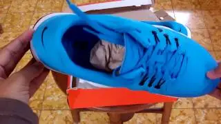 Sepatu Tenis Nike Air Zoom Ultra Blue Glow 845007 400 Unboxing