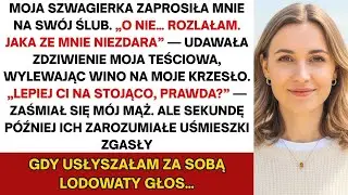 Mój mąż i jego matka próbowali mnie upokorzyć na weselu mojej szwagierki — aż niespodziewanie…