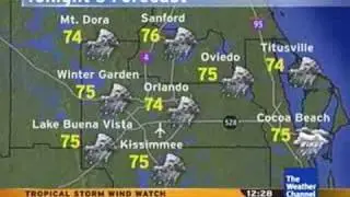 TWC - Local Forecast, Tropical Storm Fay Orlando #2