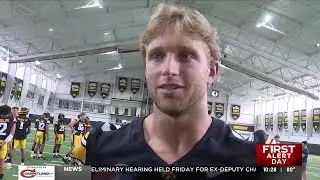 Mark Gronowski South Dakota State transfer quarterback ready to play for Hawkeyes in Big 10