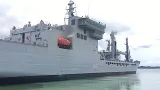 Tanker INS Shakti departs for EX MALABAR