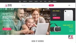 Online Auction Multipage Website Template TMT | Free Template  Artaxe
