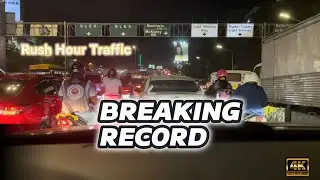 Driving POV  - Carmageddon Rush Hour Pasig -  C5 - to BGC Market Market