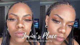 Juvia's Place The Bronzed Rustic Palette Eyeshadow Look | Bronzed Bronzer - Tan | Ariana Marie