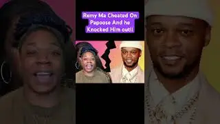 Remy Ma Cheated on  Papoose And He knocks The Guy Out‼️#shorts #trending #cheating #viral #music