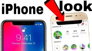 Turn Your ANDROID Phone Look into iPhone X (Without Root)