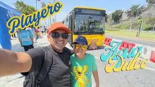 ¡Aventura en Playa Agua Dulce! 🏖️ Viaje en el servicio playero del Metropolitano 🚍