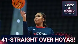 UNBELIEVABLE: UConn SMASHES Records with 41st Win vs Georgetown, Sarah Strong Leads BLOWOUT