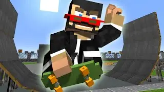SKATEBOARDING IN MINECRAFT VANILLA