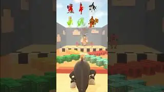 Italian Brainrot vs Squid Game Spinning Lava Jump CHALLENGE #gmod #sfm