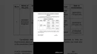 Tspsc Aee exam update with exam rescheduled #tspsc #aeecivil #electrical #mechanical #electronics
