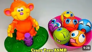 Satisfying Video I How to make Rainbow Noddles with Fruits Toys Cutting ASMR