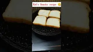#Kids #Food #Snacks Bread toast and white 🤍 cream 😊