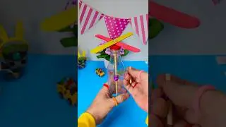💨 DIY Fan Toy from Bottle & Sticks! #shorts #kids