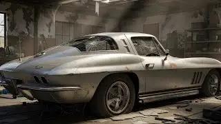 Abandoned Legend: Weathered Silver 1967 Chevrolet Corvette Stingray Forgotten in Time