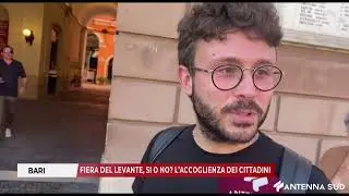 12 SETTEMBRE 2025 -  BARI,   FIERA DEL LEVANTE, SI O NO? L&rsquo;ACCOGLIENZA DEI CITTADINI