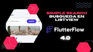 28. FlutterFlow 2024 - Simple Search - Búsqueda en ListView