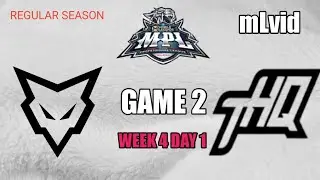 TEAM HAQ vs TEAM LUNATIX | GAME 2 MPL MY S11 | THQ vs LTX