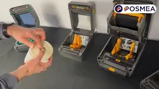 How to Load Media on Zebra Desktop Printers 🔥 Label Loading & Calibration Guide | Posmea