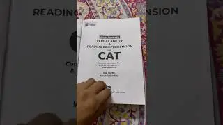 70 days to CAT 2023😵&zwj;💫 Best Book For VARC😍 #cat #catpreparation #verbalability #education #shorts