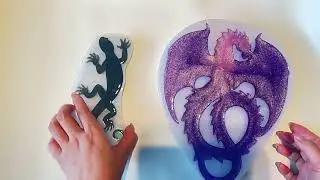 Giftboxxes&reg; | Flying Dragon/ Turtle/ Gecko Wall Decoration Hanging Silicone Mold