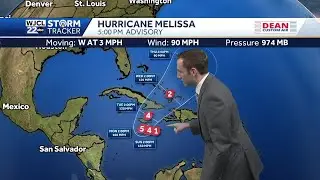 Hurricane Melissa continues to rapidly strengthen in the Caribbean