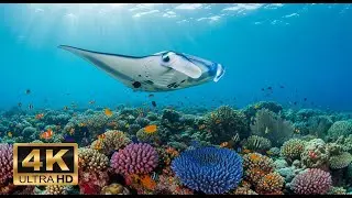 🐠 Aquarium Relaxation Video 4K &ndash; Peaceful Coral Reef Fish with Ambient Music