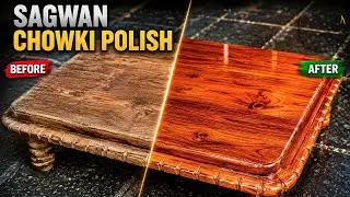 New Wood Texture PU Polish Full Process l PU पोलिश करने का नया तरीका l 