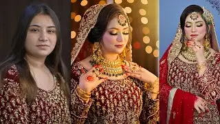 Day 30 Professional Bridal Makeup tutorial Step By Step Glam Bridal Makeup Look