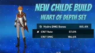 New Childe Build Showcase (Heart of Depth Set)(NO FOOD BUFF)