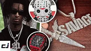 21 Savage's SINISTER Jewelry Collection: Ice Slasher