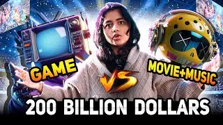 GAMING INDUSTRY IS BIGGER THAN MOVIE AND MUSIC??