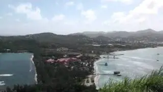 Rodney Bay vue a&eacute;rienne