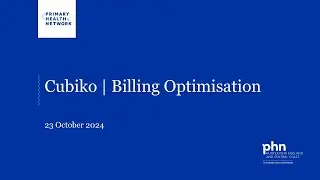 Cubiko   Billing Optimisation