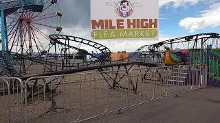Mile High Flea Market, outside Denver CO, with a Roller Coaster.  Arrive well before closing!