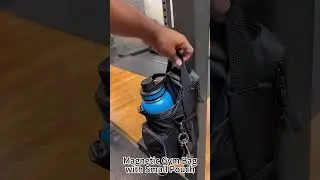 Magnetic Gym Bag with Water Bottle Holder &ndash; Compact Sling Bag for Men & Women #GymBag #WorkoutGear