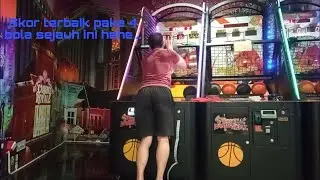 Street Basketball arcade 4 balls challenge part 2 536 scores (almost 100% accuracy)