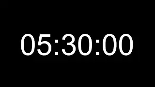 5 Hours 30 Minutes Timer with Final Alarm [No MID ROLL Ads] - 330 Minutes