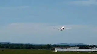 Lancair LC41, N2522F low pass at KHWY on 051510 at 1538