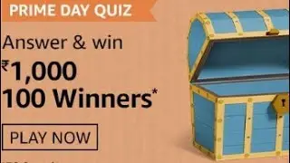 Amazon Prime Day Quiz Answers And Win ₹1000