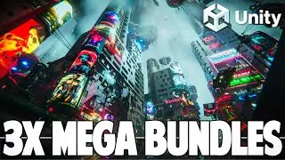 3X Unity Asset Store Mega Bundles!  [ Sci Fi Assets -- Fantasy Assets -- Realistic  ]