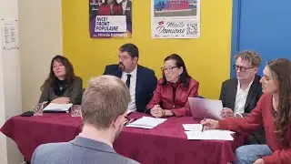 Municipales : Conf&eacute;rence de presse de Nice Front Populaire - Surtourisme et Alternatives &eacute;conomiques
