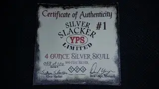 Yeager Poured Silver Unboxing