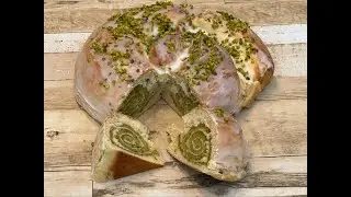 Pistazien-Marzipan-Schnecke