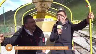 Découverte du train d'Artouste en vallée d'Ossau // Télématin - Fenêtre sur les régions - France 2