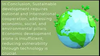 Towards A Sustainable Development evelopment and Global Food Security 