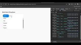 Create a Multi-Select Dropdown  - No Library Used